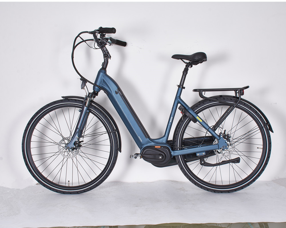 Bicicleta eléctrica urbana Lee6040 con motor central
   