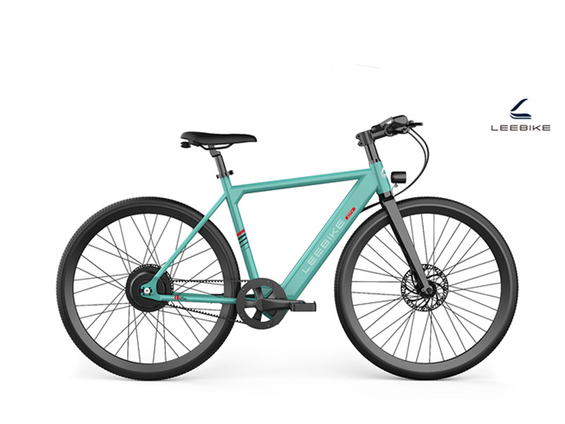 Bicicleta eléctrica Lee7000 700C para desplazamientos urbanos, bicicleta eléctrica de carretera, bicicleta eléctrica de una sola velocidad con transmisión por correa.
   