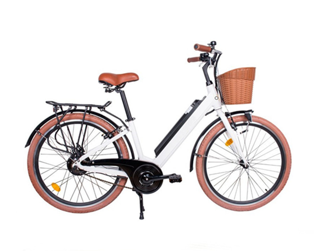 Bicicleta eléctrica urbana Lee6110 con ruedas de 26