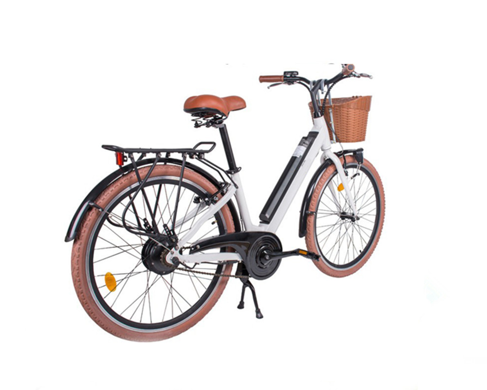 Bicicleta eléctrica urbana Lee6110 con ruedas de 26