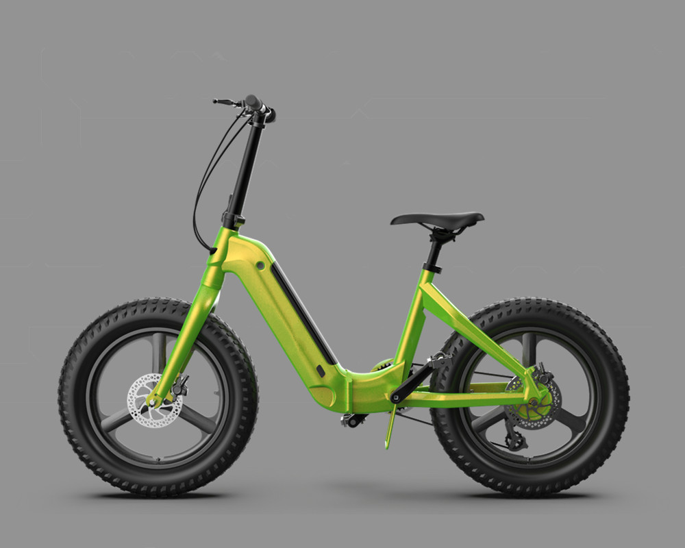 Bicicleta eléctrica plegable con neumáticos anchos lee910
   