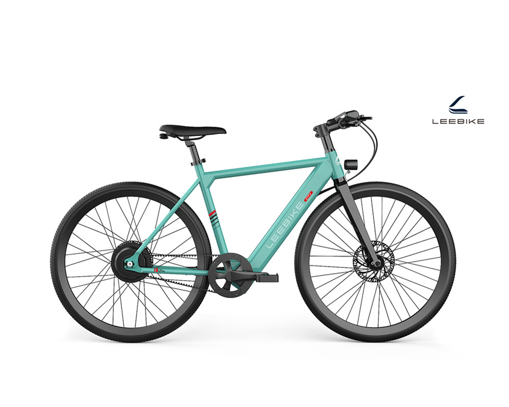 Bicicleta eléctrica urbana de carretera con transmisión por correa de carbono Lee7000 (modelo 2021)
   