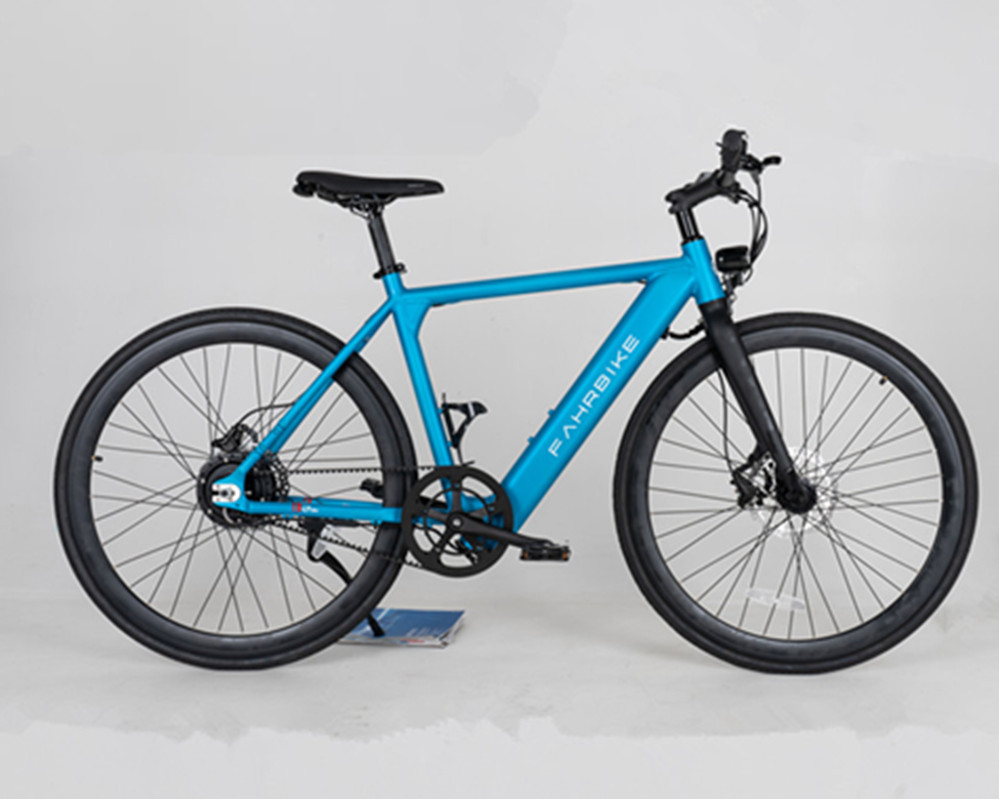 Bicicleta eléctrica urbana de carretera con transmisión por correa de carbono Lee7000 (modelo 2021)
   