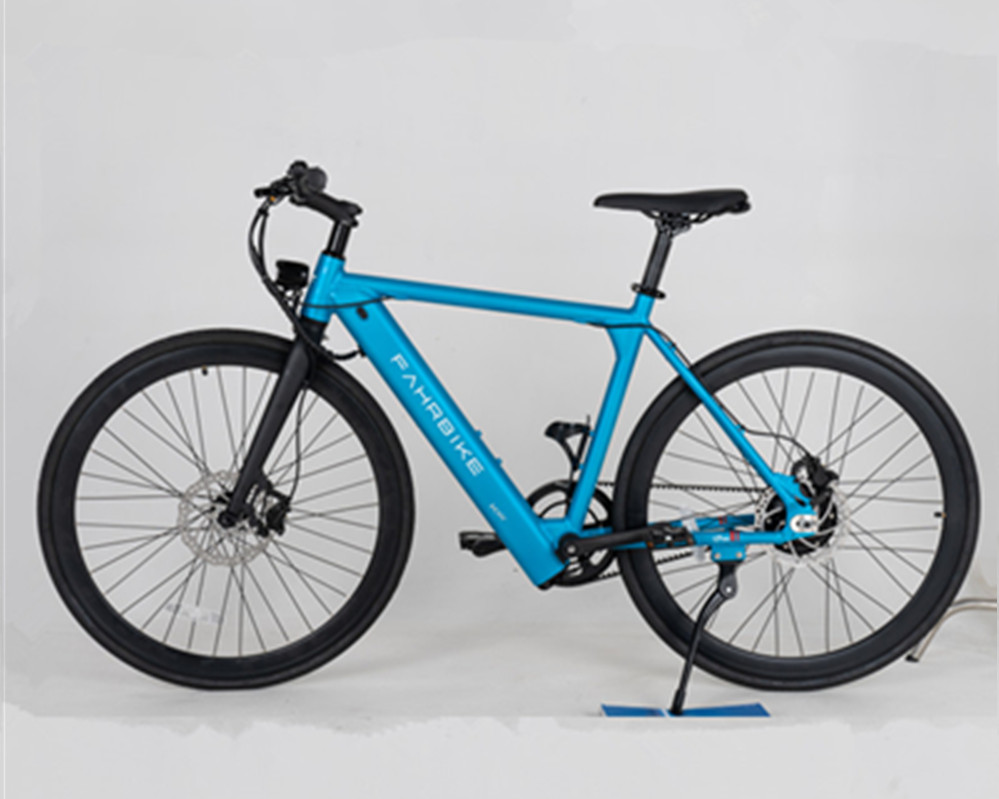 Bicicleta eléctrica urbana de carretera con transmisión por correa de carbono Lee7000 (modelo 2021)
   