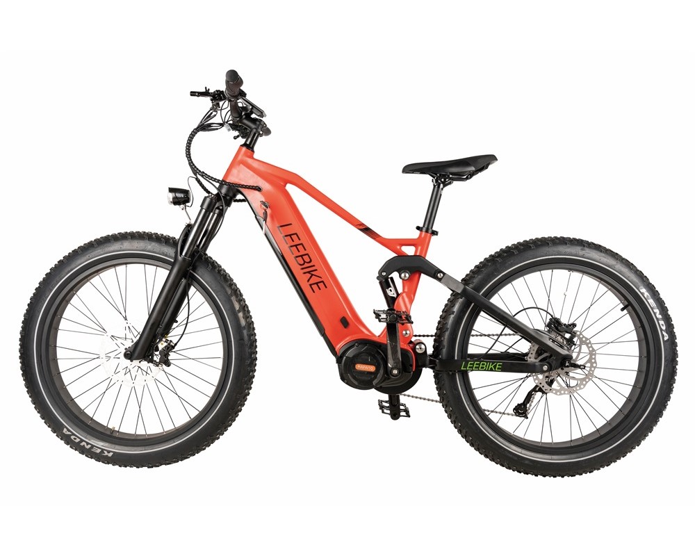 Bicicleta de montaña eléctrica de motor central y neumáticos anchos Lee954
   