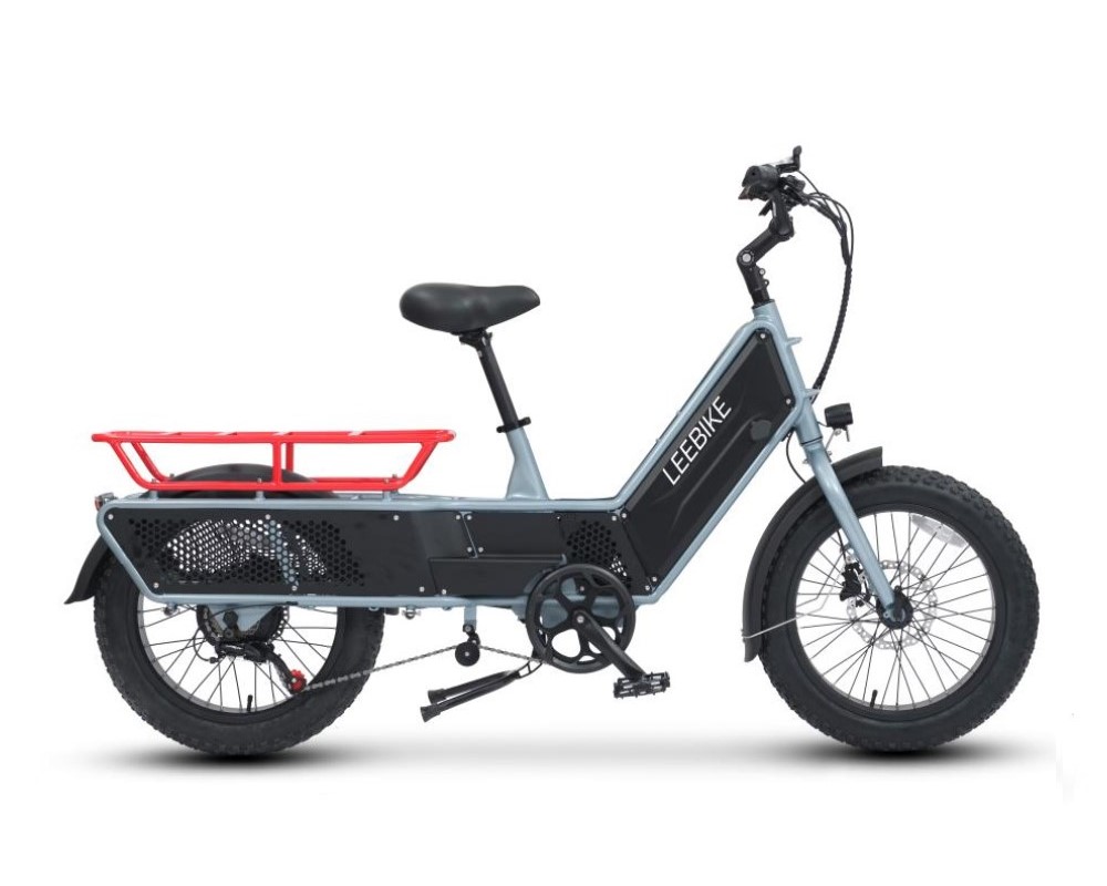 Bicicleta eléctrica de carga con batería oculta y cola larga para todo terreno
   