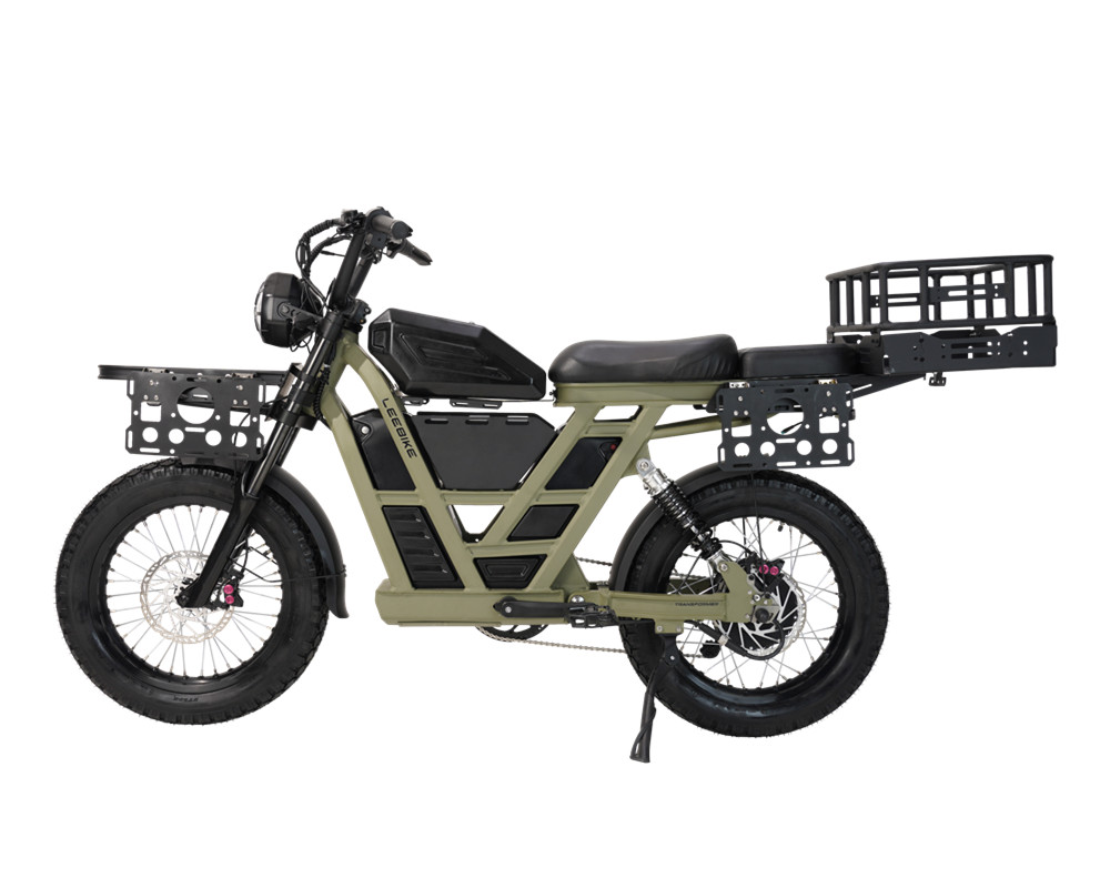 Bicicleta eléctrica de neumáticos anchos
   